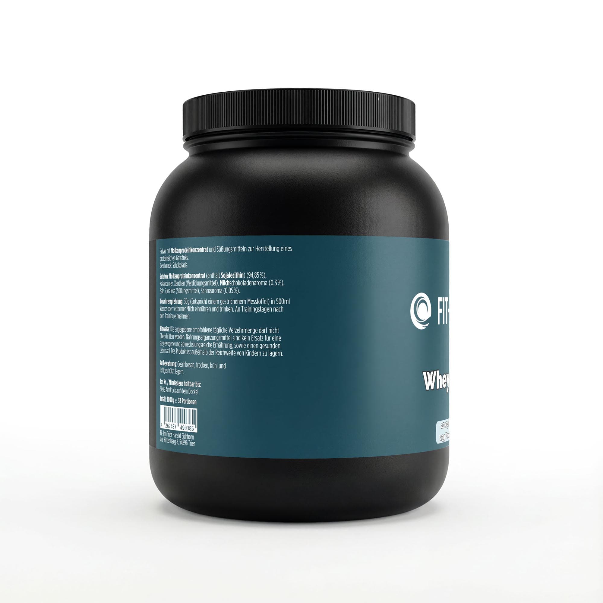Premium Whey Protein Schokolade – Ansicht 4 von 4