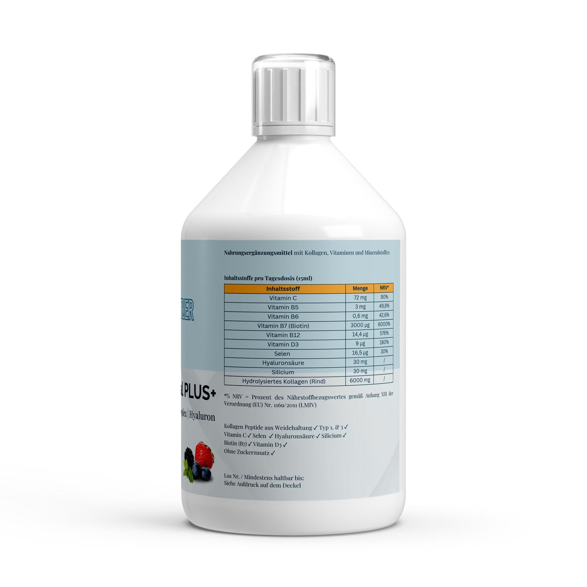 Kollagen Vital PLUS+ Shots (1500 DA) - Wild Berry – Ansicht 2 von 3