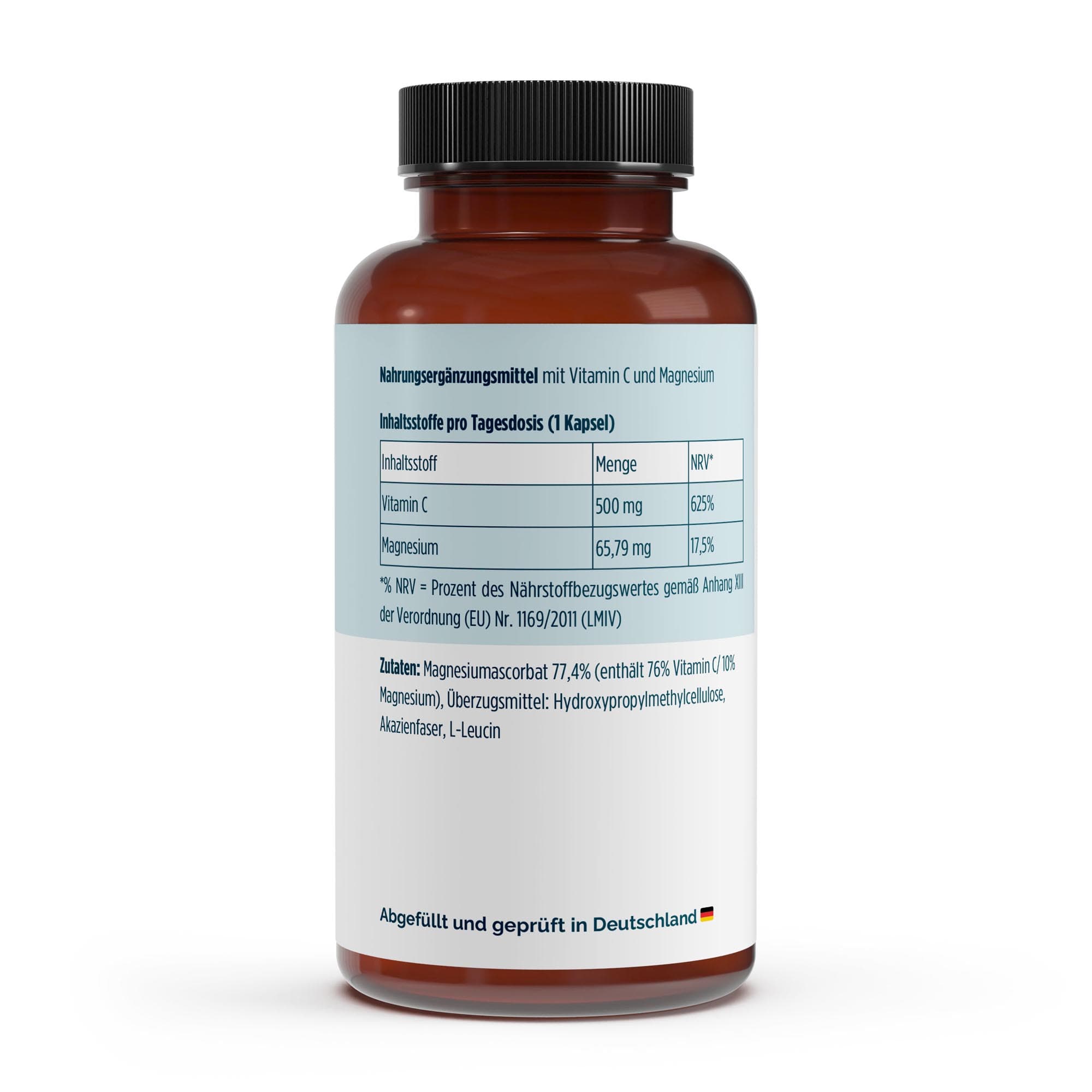 Gepuffertes Vitamin C 500mg – Ansicht 3 von 3
