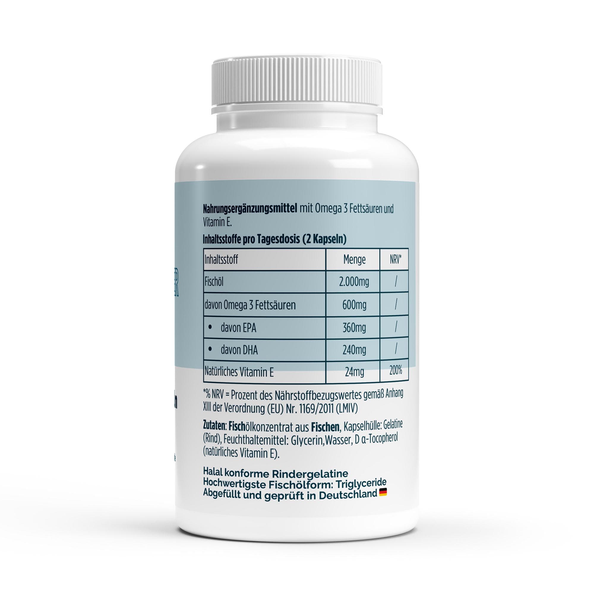 Omega 3 Triglyceride 18/12 (Halal Gelatine) – Ansicht 2 von 3