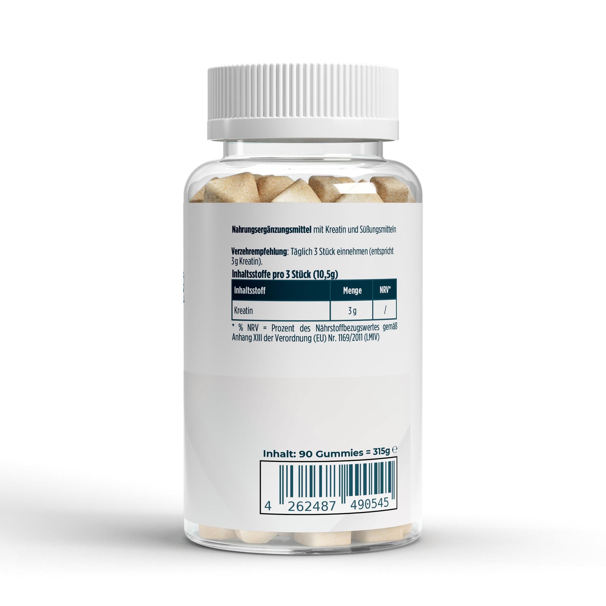 Kreatin Gummies Apfel – Ansicht 3 von 4