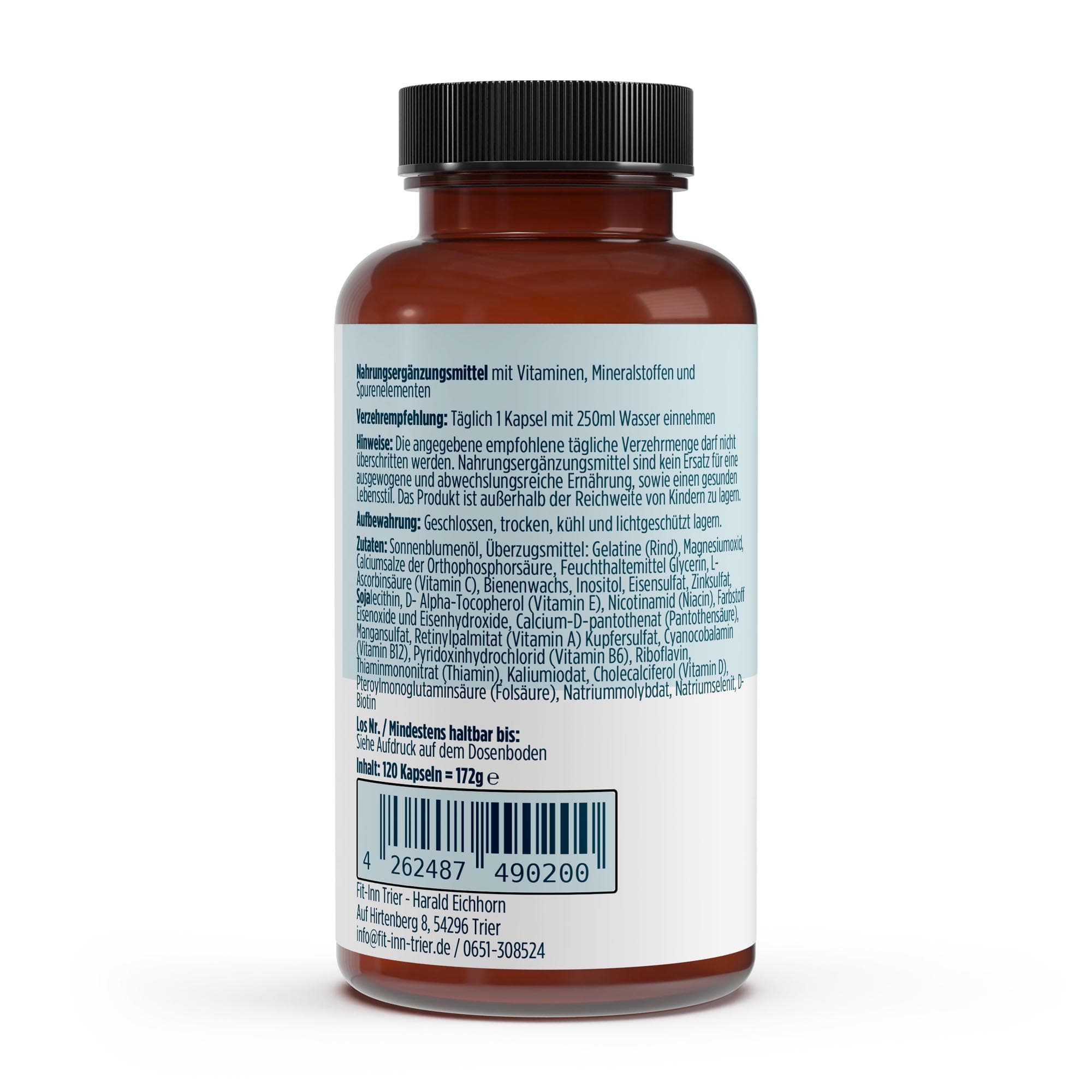 Multivitamin und Mineral Komplex – Ansicht 2 von 3