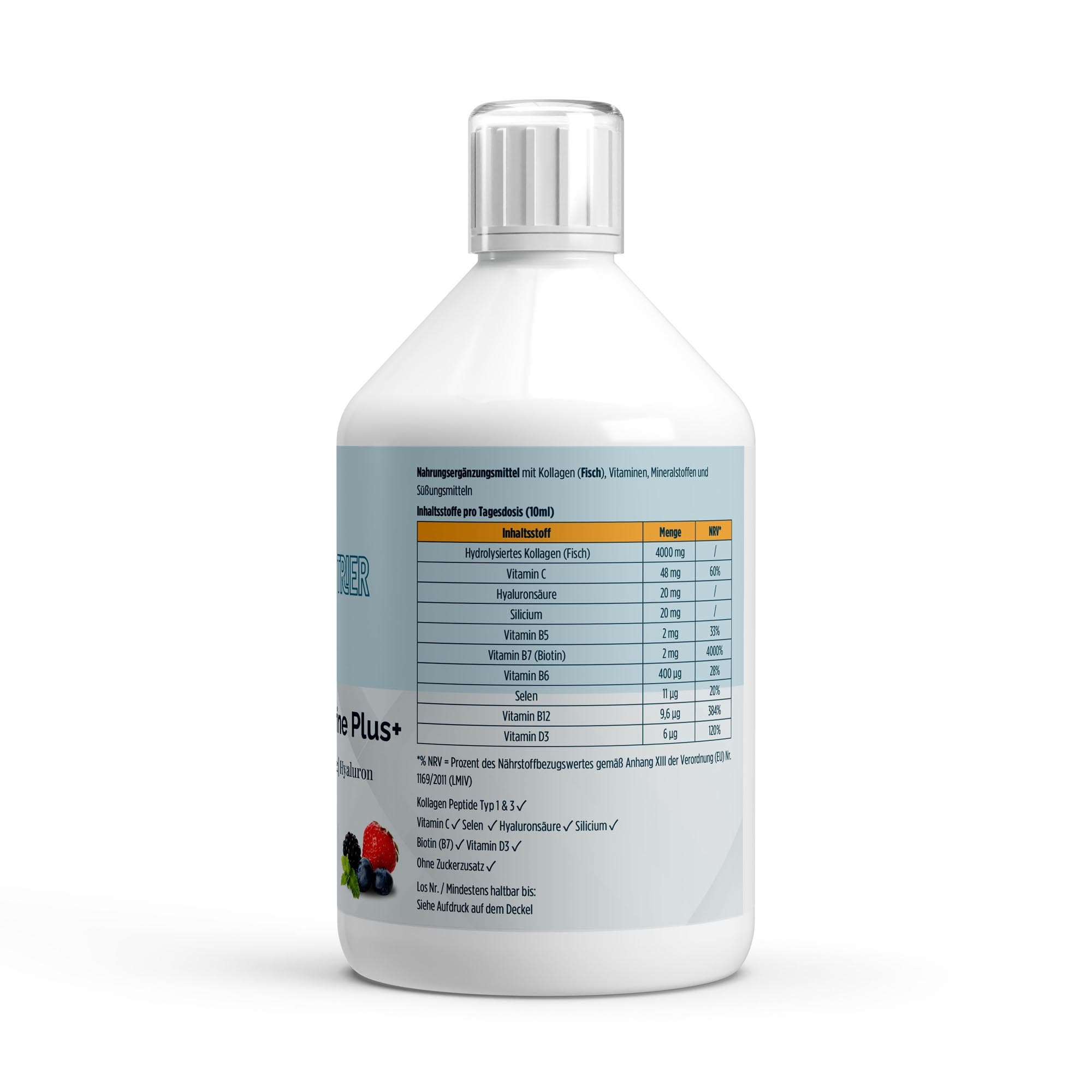 Kollagen Marine Plus (1500 DA) + - 50 Shots - Wildbeere – Ansicht 2 von 3