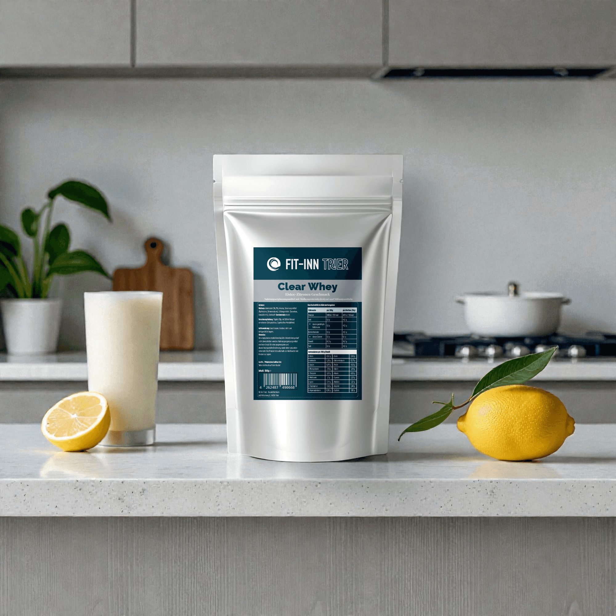Clear Whey Protein Eistee Zitrone – Ansicht 3 von 5
