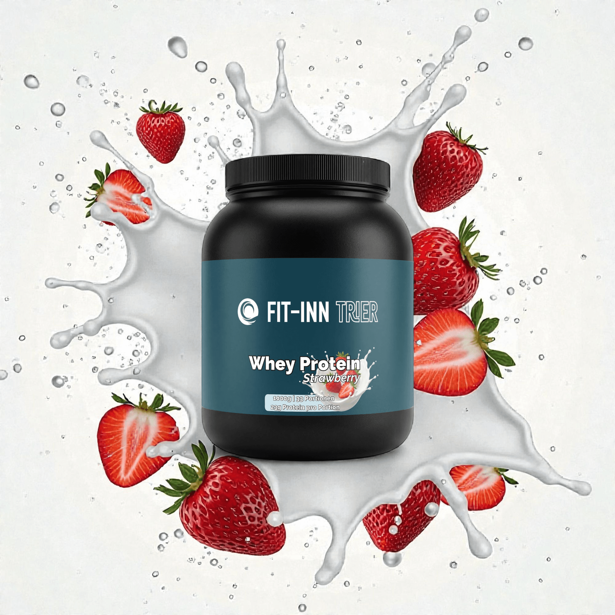 Premium Whey Protein Erdbeere