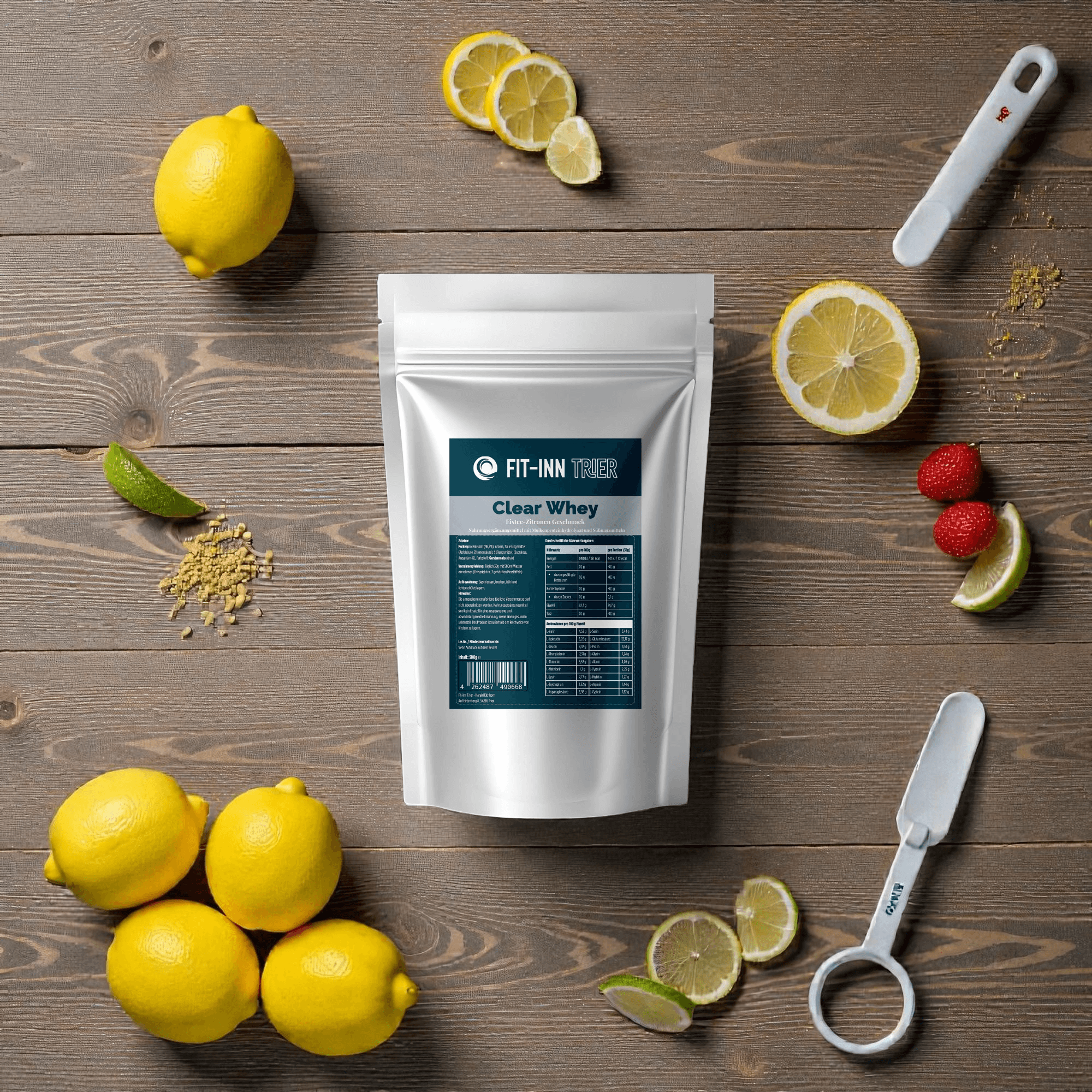 Clear Whey Protein Eistee Zitrone – Ansicht 5 von 5