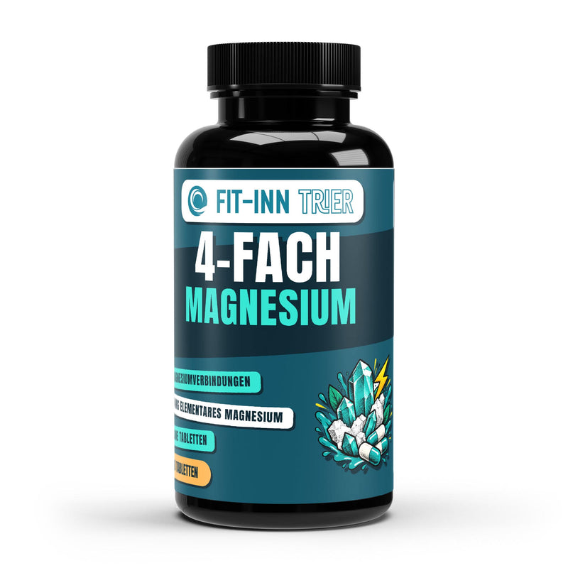 Magnesium 4fach Komplex - 60 vegane Tabletten