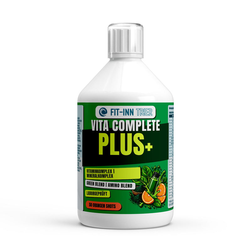 Vita Complete PLUS+ 50 vegane Shots - Fresh Orange - 500ml