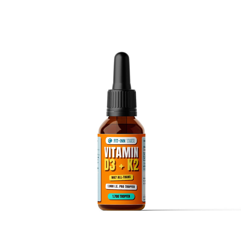 Vitamin D3 + K2 - 1.700 Tropfen (1.000 I.E.) - 50ml