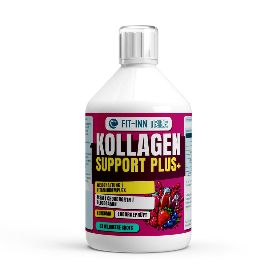 Kollagen Support PLUS+ Shots (1500 DA) - Wild Berry - 500ml – Fit-Inn Remix-Etikett