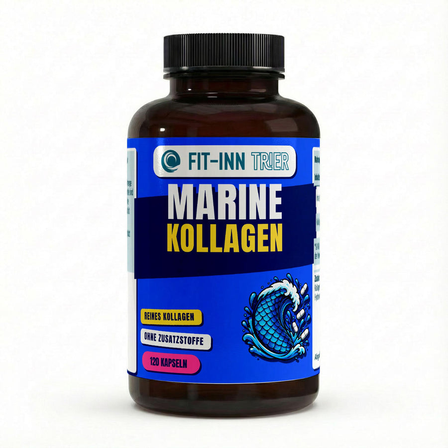Marine Kollagen Peptide (2000-5000 DA) - 120 Kapseln – Fit-Inn Remix-Etikett