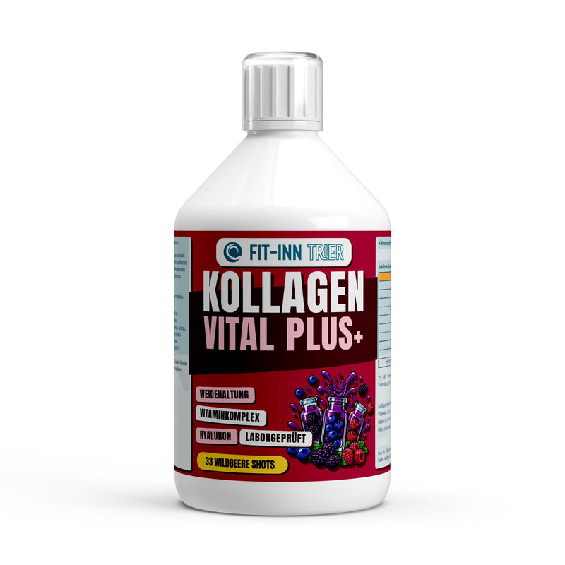 Kollagen Vital PLUS+ Shots (1500 DA) - Wild Berry - 500ml