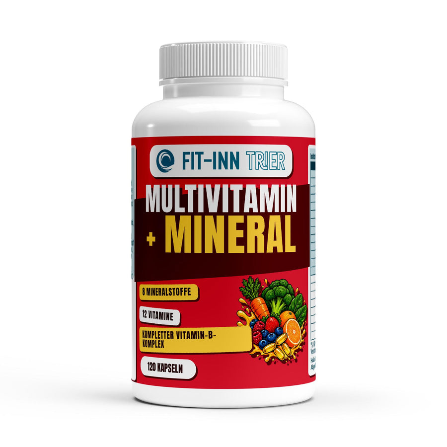 Multivitamin und Mineral Komplex - 120 Softgels – Fit-Inn Remix-Etikett