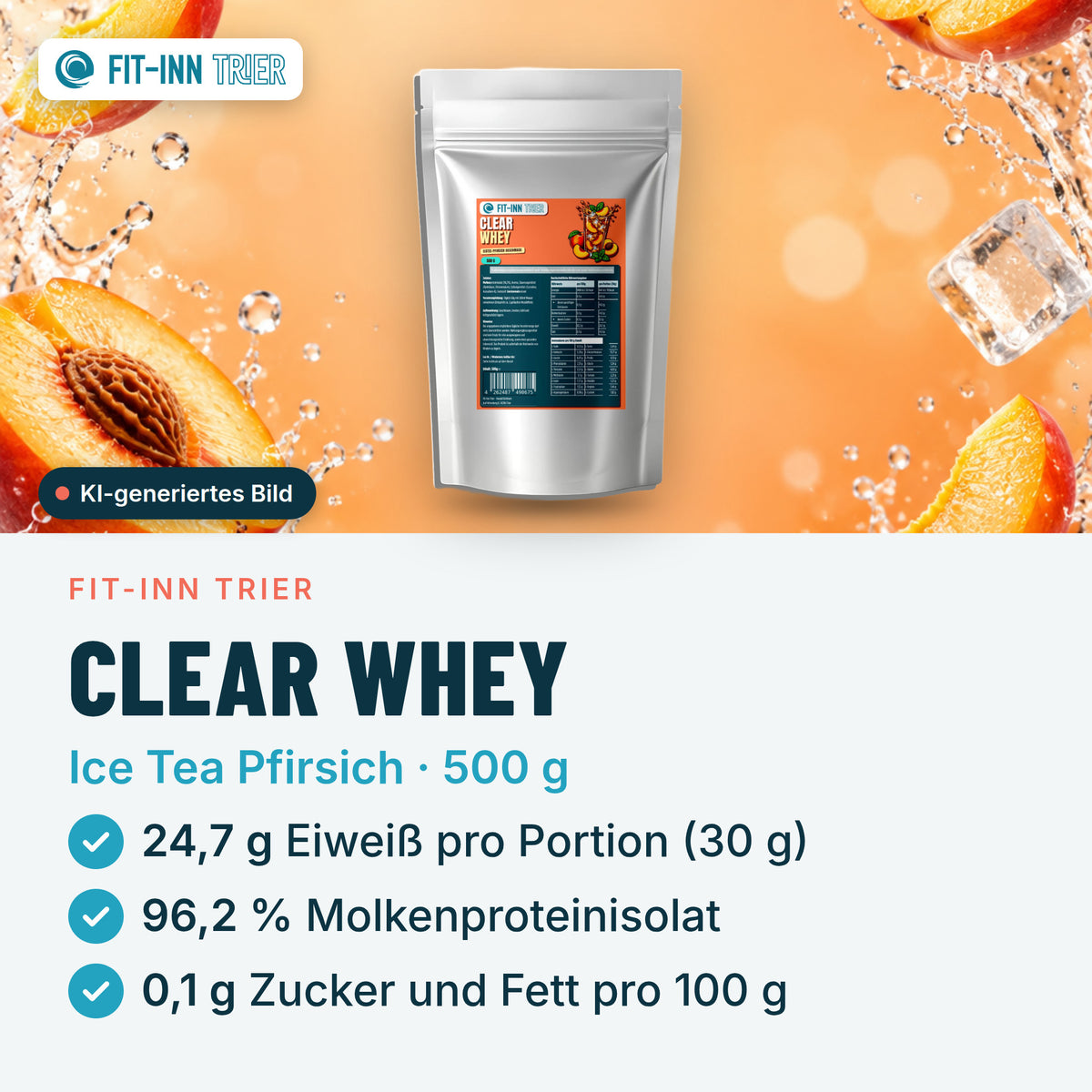 Clear Whey Protein Eistee - 500g – Vorgestellt