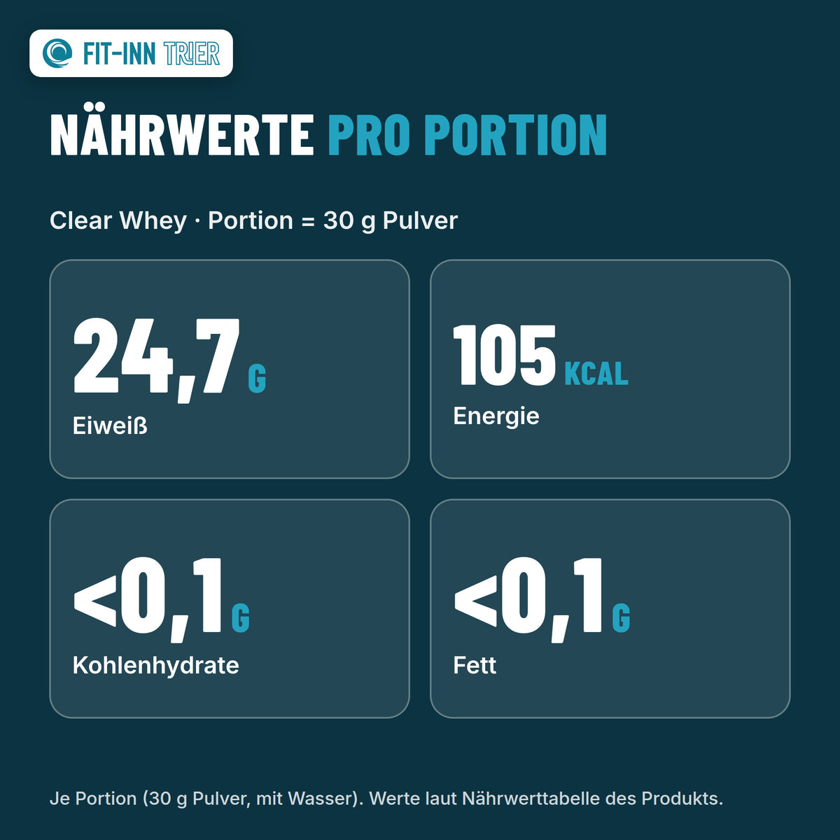 Clear Whey Protein Eistee - 500g – Das ist drin