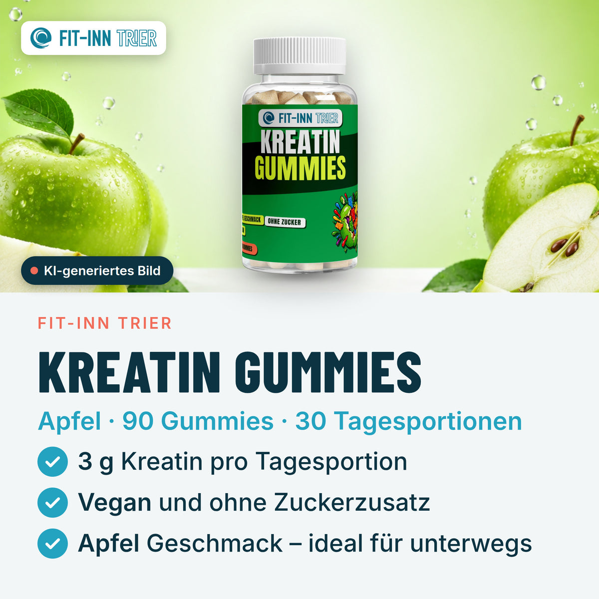 Kreatin Gummies - 90 Stk. – Vorgestellt