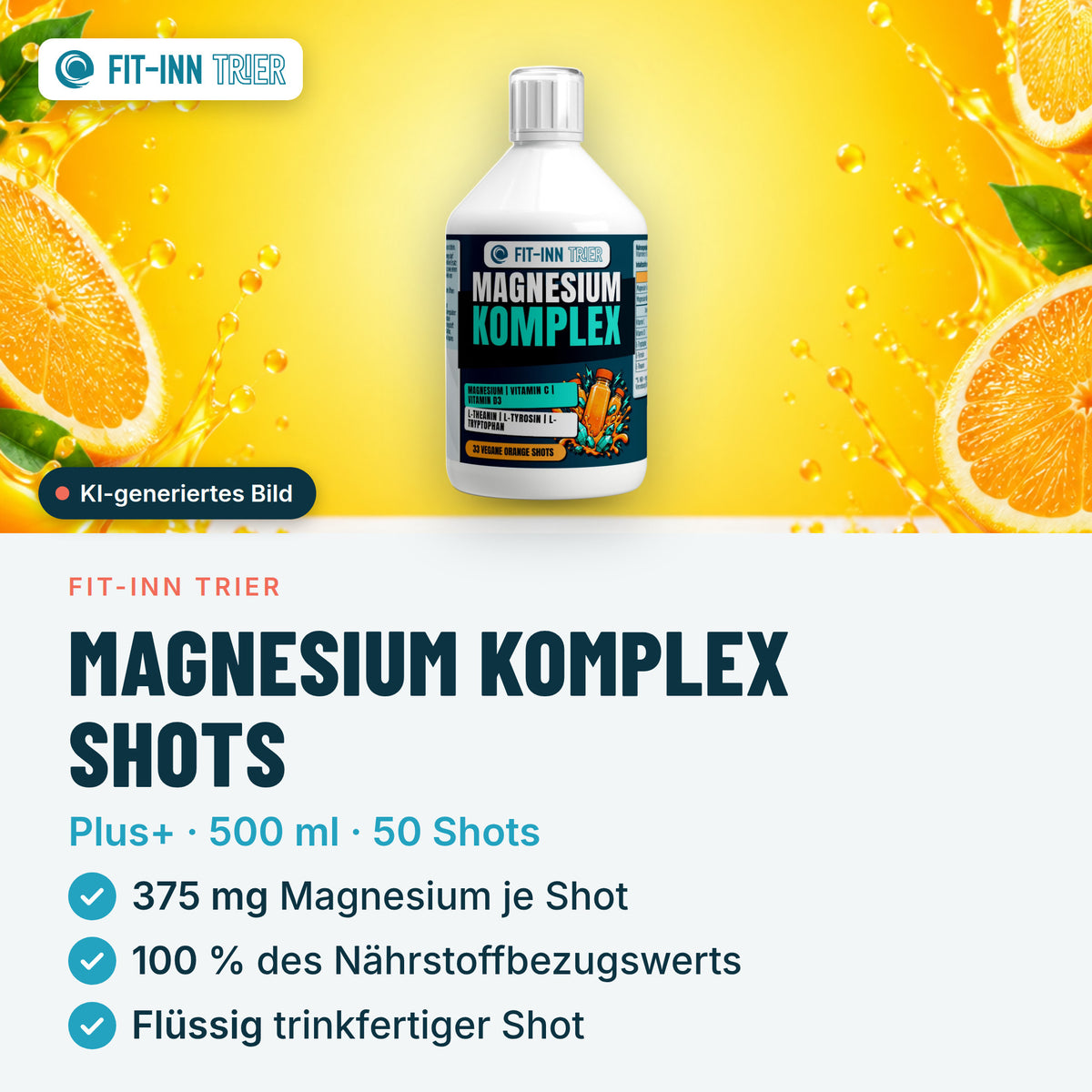 Magnesium Komplex Shots Plus+ - 500ml – Vorgestellt