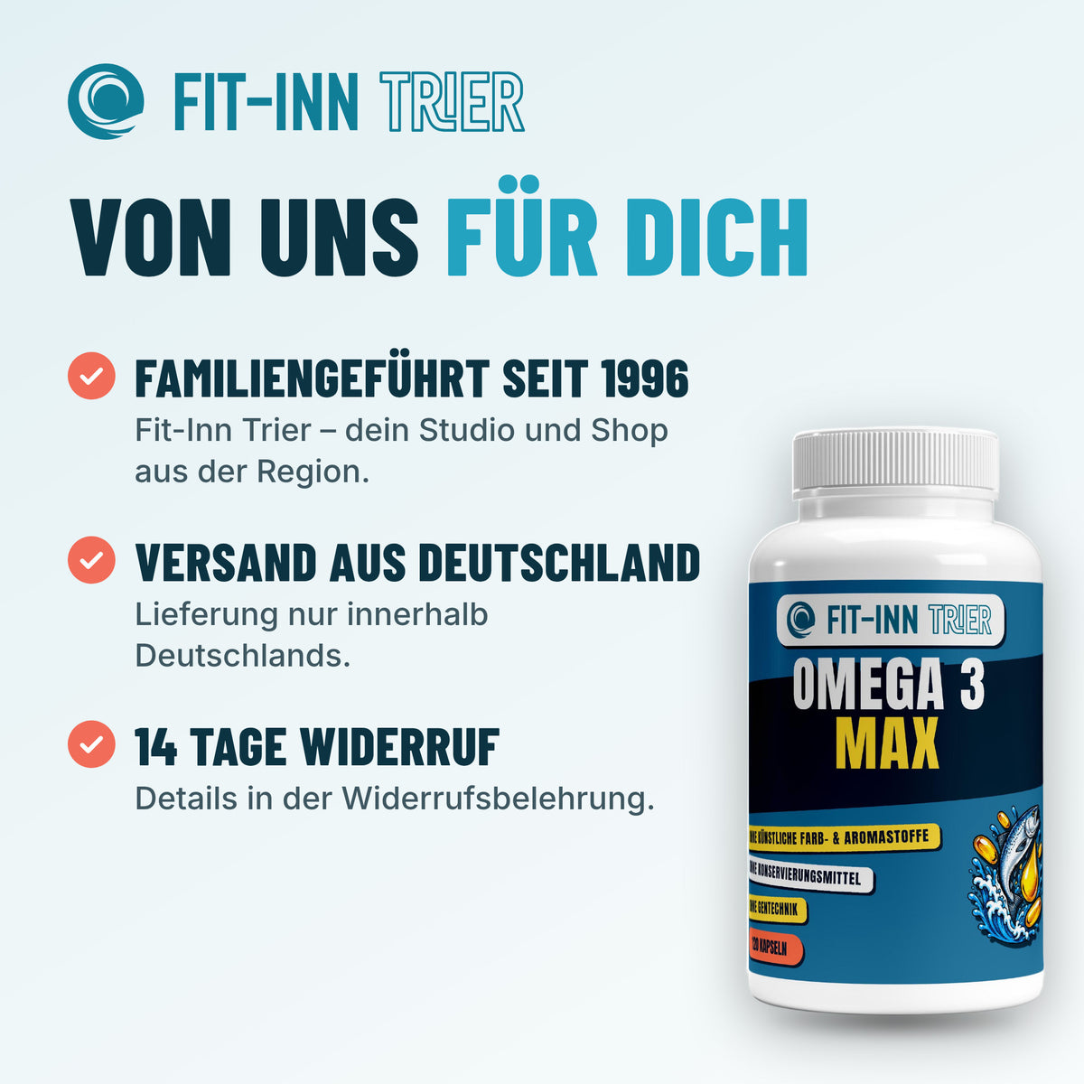 Omega 3 Max 35/25 - 120 Softgels – Von uns für dich